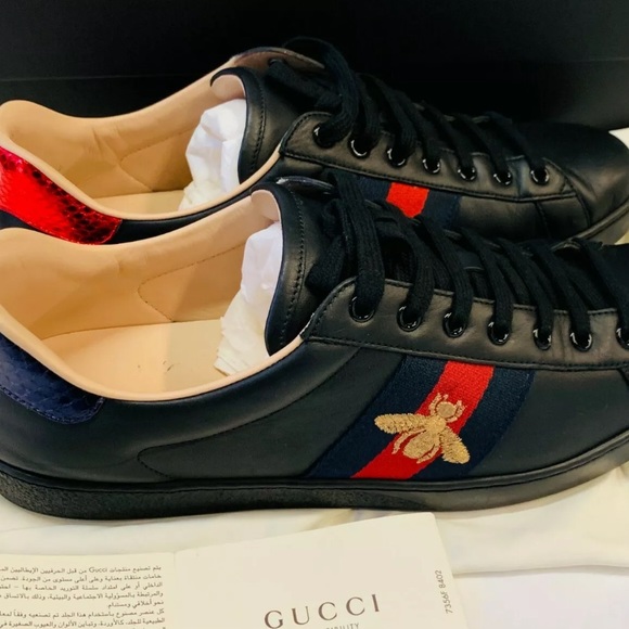 gucci ace black bee